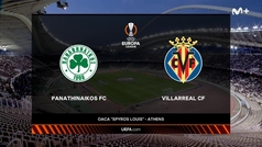 Panathinaikos (2) - Villarreal (0): resumen, resultado y goles del partido de Europa League