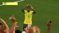 Rodrygo anota un gol de puro 'killer'... con el '10' de Brasil a la espalda!