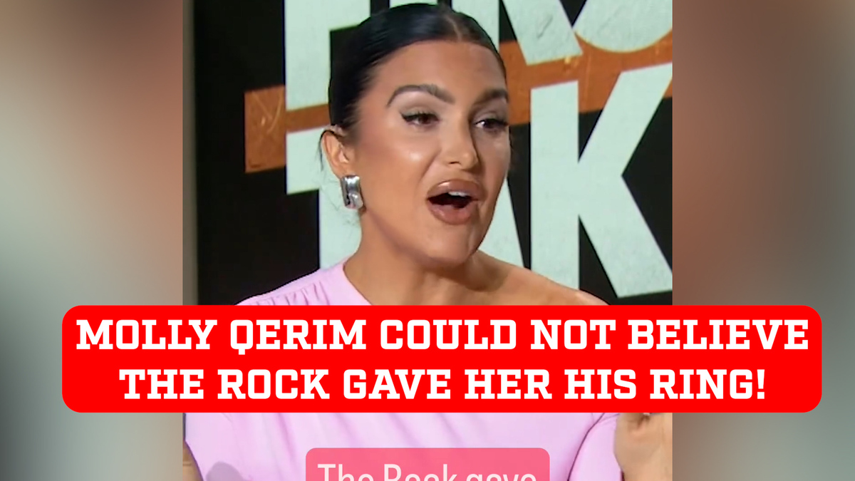 Molly Qerim could not believed The Rock gave her his ring during ESPN show  - MARCA TV English