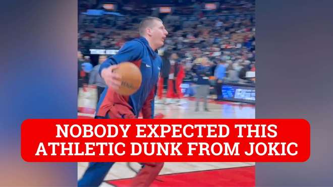 Jokic dunk 2025