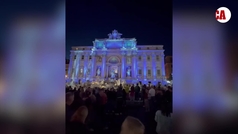 Espectacular presentacin del Masters 1000 de Roma en la Fontana di Trevi