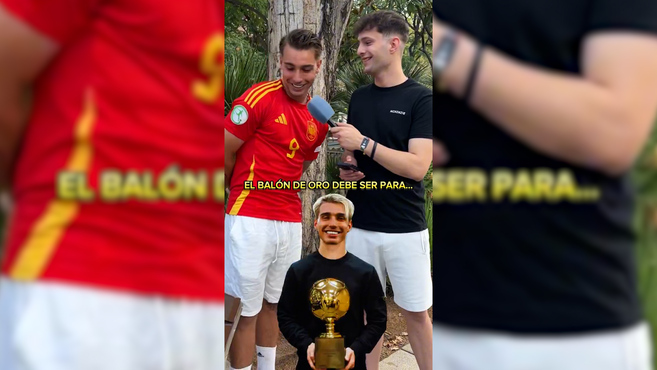 Iker Bravo: "Me gustaría jugar con Lamine Yamal ahora"