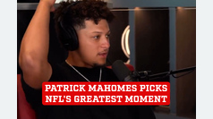 Patrick Mahomes picks greatest NFL moment, nods to New York Giants