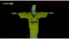 El Cristo Redentor se viste del Villarreal