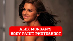 Alex Morgan's naked SI body paint photoshoot
