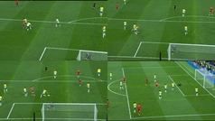 Gol de Dani Olmo (2-0) en el Espaa 3-3 Brasil