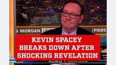 Kevin Spacey broke down into tears after a shocking revelation during an interview with Piers Morgan