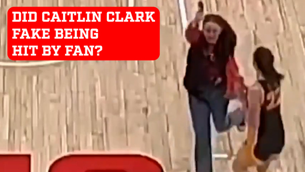 Caitlin Clark's run-in with fans ignites internet speculation, did she fake  getting hit? | Marca