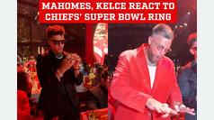 Travis Kelce and Patrick Mahomes overwhelmed with emotion upon receiving Super Bowl ring