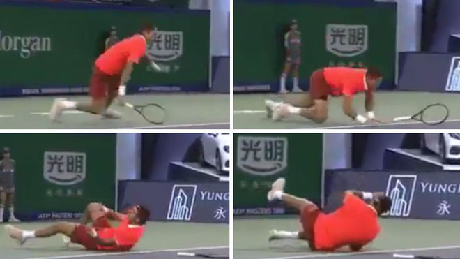 Pésimas noticias para Del Potro: se fracturó la rótula