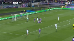 Gol de Vanaken (p.) (1-1) en el Fiorentina 3-2 Brujas