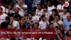 Mbapp imita el |Hala Madrid de Cristiano Ronaldo