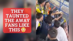 Unique vulgar taunt at soccer game leaves security stunned