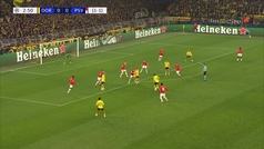 Gol de Sancho (1-0) en el Borussia Dortmund 2-0 PSV