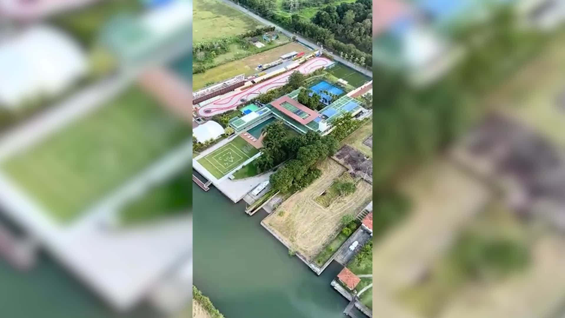 Neymar green pool