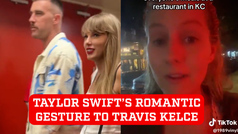 Witness claims Taylor Swift paid diners to leave restaurant to have romantic meal with Travis Kelce