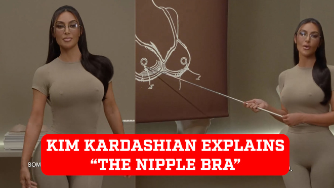 Kim Kardashian launches bra with built in fake nipples with Skims