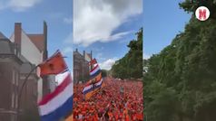Marea naranja en Hamburgo en el debut de los Pases Bajos en la Eurocopa