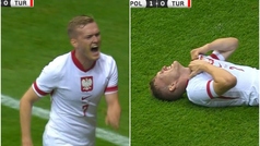 Drama total en Polonia: Swiderski se lesiona a cuatro das de la Eurocopa... celebrando un gol!