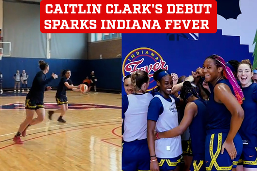 Caitlin Clark sparks excitement on debut training day with Indiana Fever