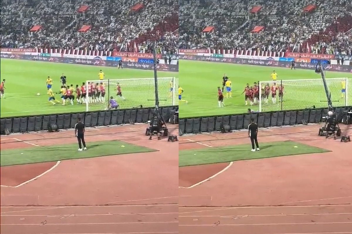 Cristiano Ronaldo emulates Brazilian legend with epic free-kick from way  out