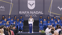 Graduacin Rafa Nadal School: "Lo importante es que seis vuestra mejor versin"
