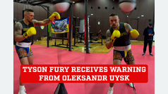 Usyk's intense training session sets the stage for epic showdown against Tyson Fury