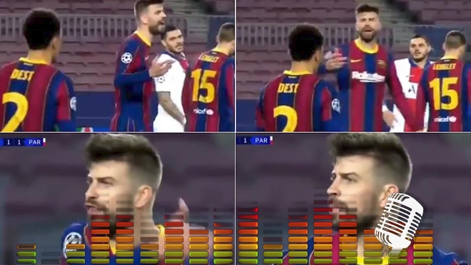 Barcelona vs PSG - Champions League: Pique and Griezmann's heated argument: No, f**k you ...