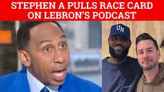 Stephen A Smith pulls race card on LeBron James' podcast with JJ Redick