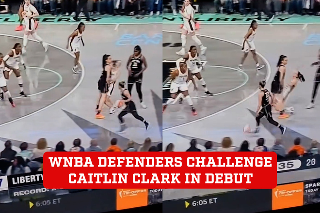 WNBA defenders continue to give Caitlin Clark a brutal welcome to the ...