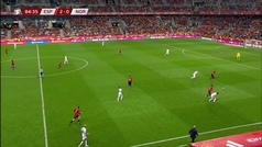 Gol de Joselu (3-0) en el España 3-0 Noruega
