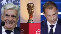 Reunin Rocha-Ceferin: UEFA sigue apoyando el Mundial 2030