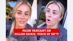 Paige VanZant ferociously attacks Dillon Danis and exposes what a "piece of sh*t he is"