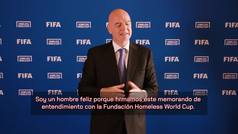 La FIFA presenta la Copa del Mundo para gente 'sintecho' 