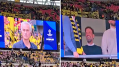 Ovacin a Klopp y pitos a Mourinho: la 'guasa' de la aficin del Dortmund en Wembley