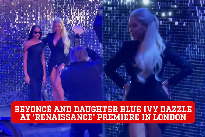 Beyonc and daughter Blue Ivy dazzle on red carpet at 'Renaissance' London  premiere