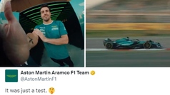 Aston Martin ¿manda callar? en redes sociales: "Sólo era un test.."