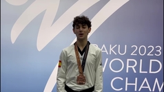 Joan Jorquera habla tras colgarse el bronce en el Mundial de taekwondo