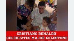 Cristiano Ronaldo celebrates an incredible achievement with his loved ones 