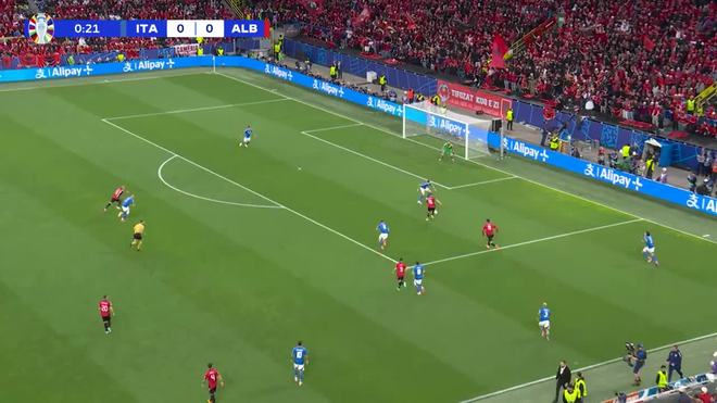 Bajrami marca el gol más rápido de la historia de las Eurocopas