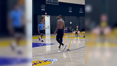 ¿Jugarán juntos pronto en la NBA? LeBron entrenando con sus hijos a un ritmo brutal