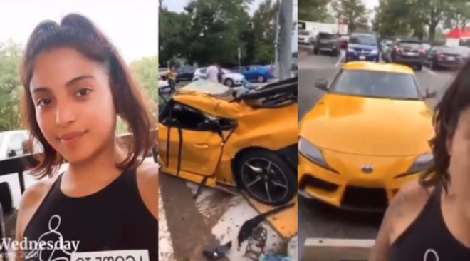Presume auto deportivo; muere en choque minutos después