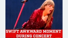 Taylor Swift suffers an awkward moment during concert