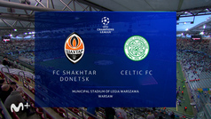 Champions League (Jornada 2): Resumen y goles del Shakhtar 1-1 Celtic