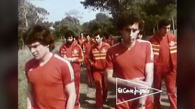 Quini protagonizó un anuncio de 'El Corte Inglés' en 1982 -