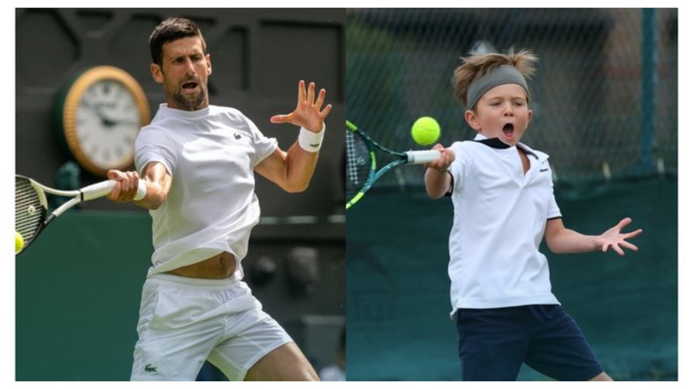 Las comparaciones son odiosas pero emociona ver a Djokovic entrenando con su hijo