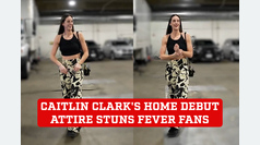Caitlin Clark's stunning home debut outfit surprises Indiana Fever fans