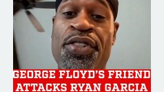 Ryan Garcia attacked by George Floyd's friend after racist comments