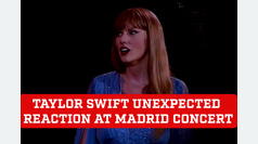 Taylor Swift overwhelmed by fans' unexpected reaction at her first Madrid concert
