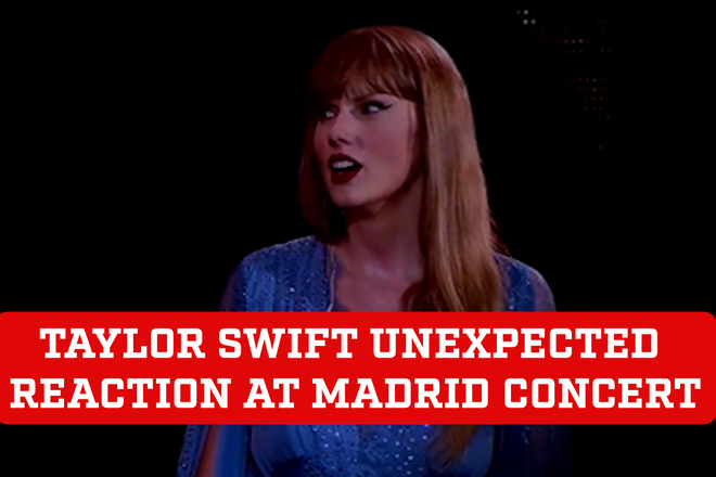 Taylor Swift was stunned by the unexpected reaction from fans at her first concert in Madrid